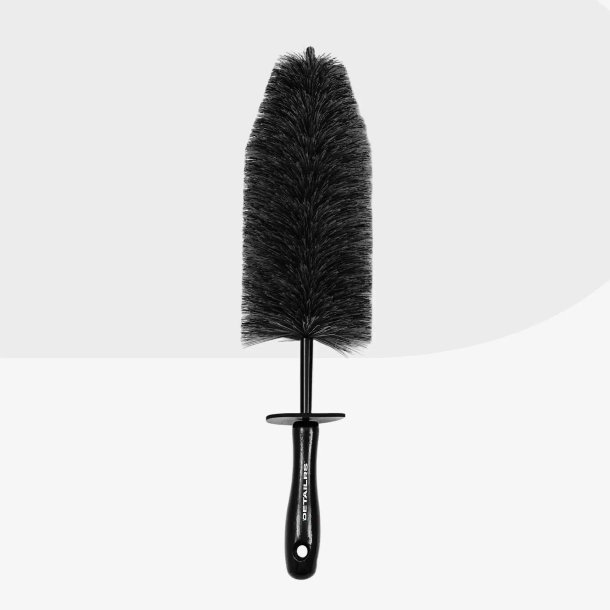 Detailrs Stiff Whoolie auto interieur borstel met zwart handvat en harde haren
