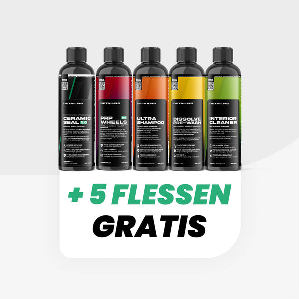 5 GRATIS flessen