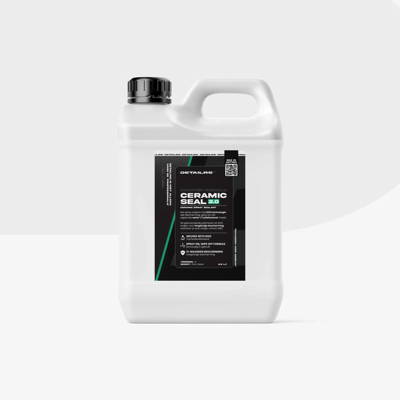 Detailrs Ceramic Seal 2.0 2,5L spray sealant container met zwarte dop en label