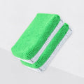Detailrs 2 stuks microvezel applicator padden groen wit voor oppervlakreiniging