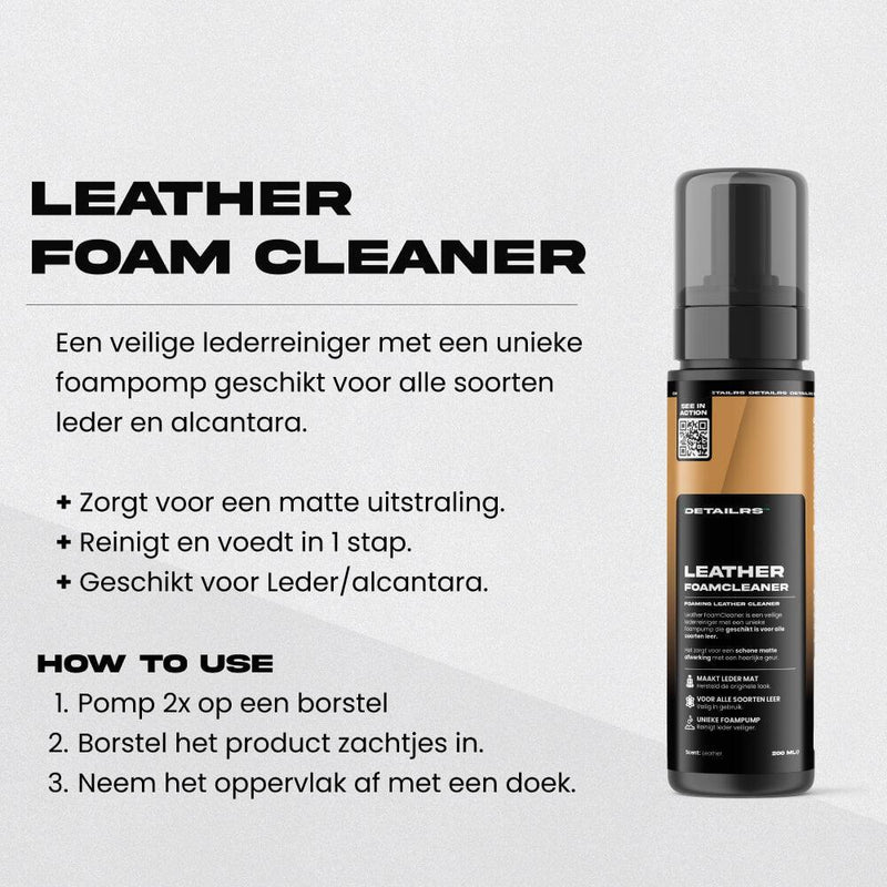 Leather FoamCleaner - Detailrs