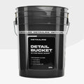 Detailrs Detail Bucket 20L zwarte emmer met handvat voor autowas, spoelen en wielen