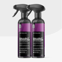 Detailrs Fallout Remover sprayfles voor het verwijderen van ijzerdeeltjes met opvallend paarse verpakking