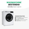 Detailrs wasmachine bestendig microvezeldoek wassen instructies met moderne witte wasmachine