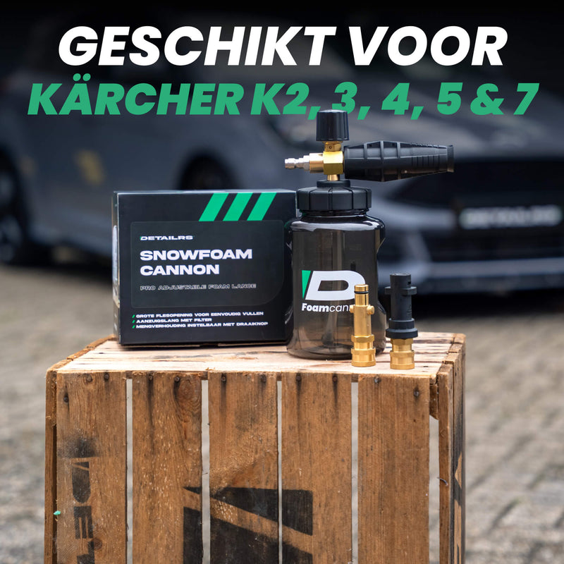 Snowfoam Cannon adapters