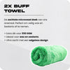 Detailrs 2x Buff Towel microvezel doeken, zacht, dik 550 GSM, ideaal voor wax en sealants
