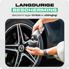 Detailrs autobanden beschermingsmiddel met applicator spons en handschoenen bij Mercedes velg