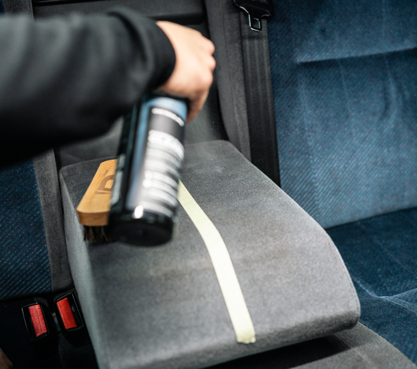 Bekleding reinigen auto