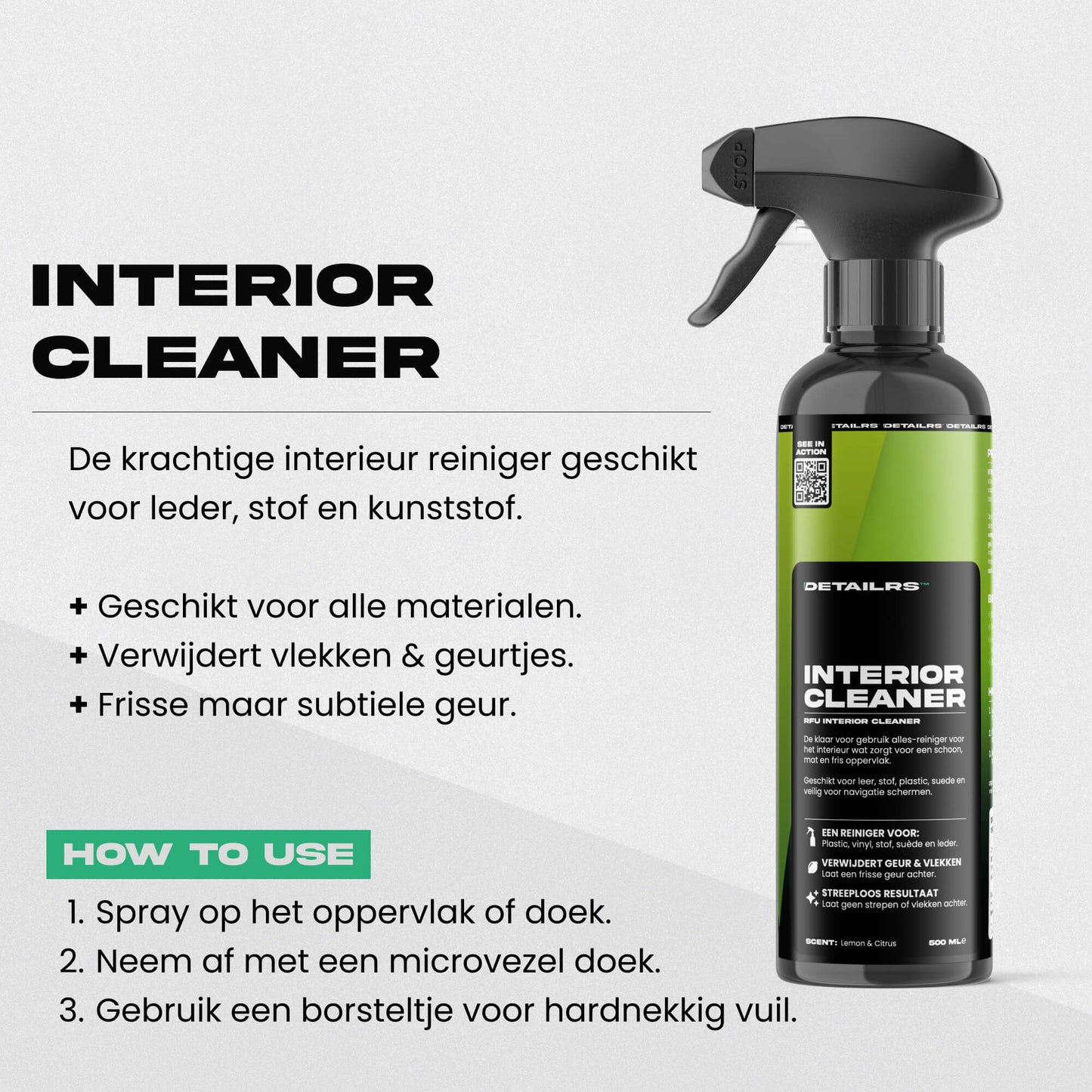 interieur reiniger
