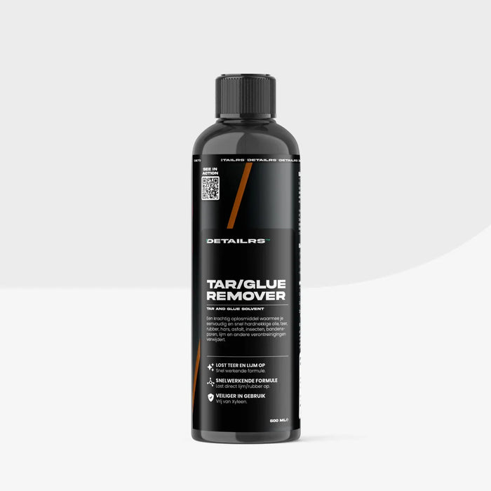 Detailrs Tar/Glue Remover sterke tar en lijm verwijderaar 500ml flacon zwart